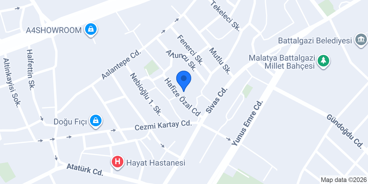 Akın Ofset Matbaa konumu