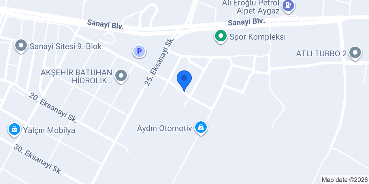 Efor Gıda Makineleri konumu