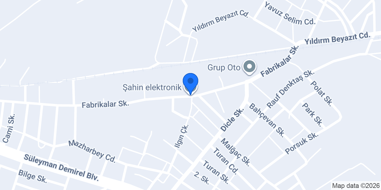 Şahin elektronik konumu