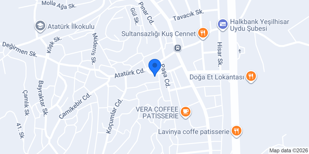 Anıl Pastanesi konumu
