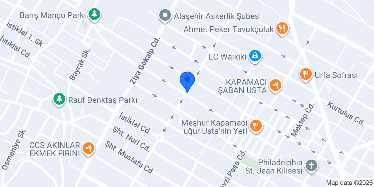 Narin Yufka Börek konumu