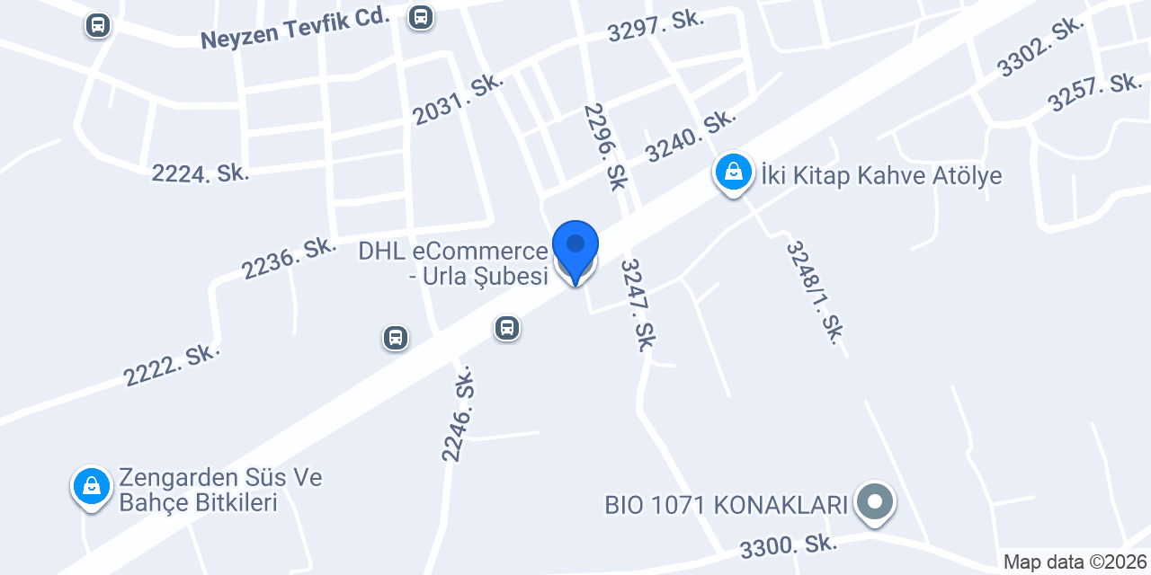 DHL eCommerce - Urla Şubesi konumu