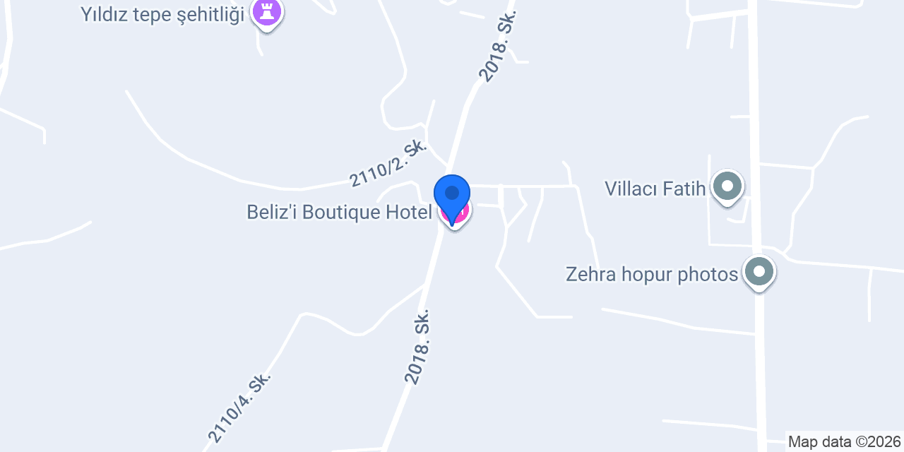 Beliz'i Teras Restaurant konumu