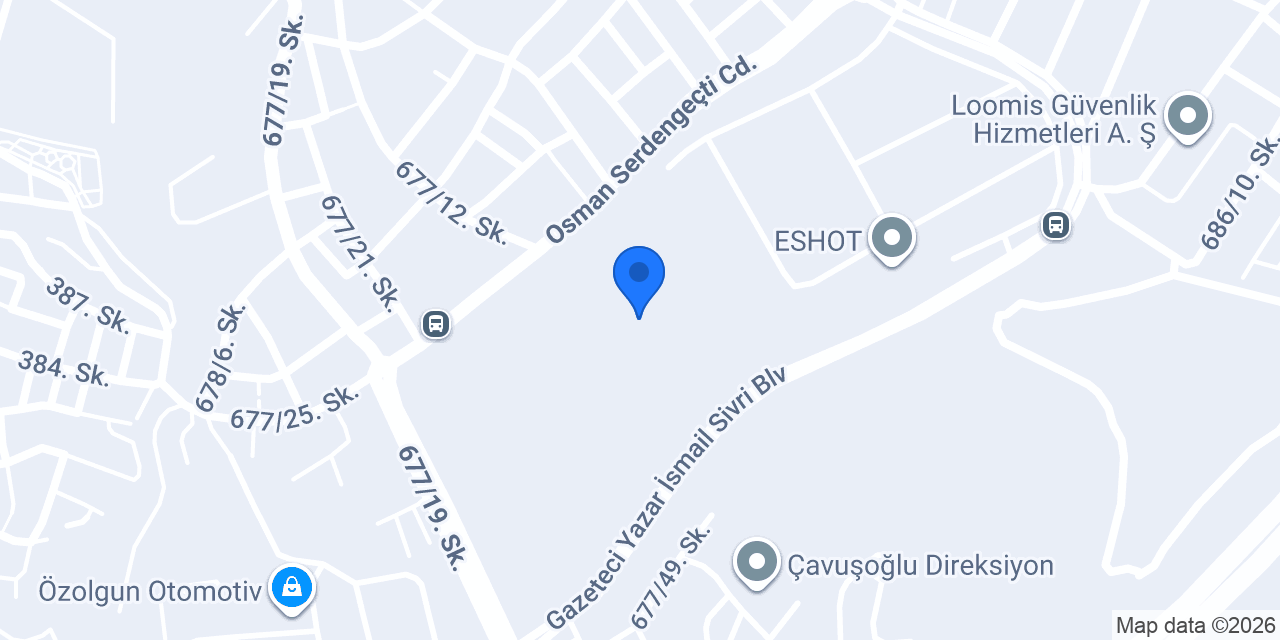 Yağız Otomotiv konumu