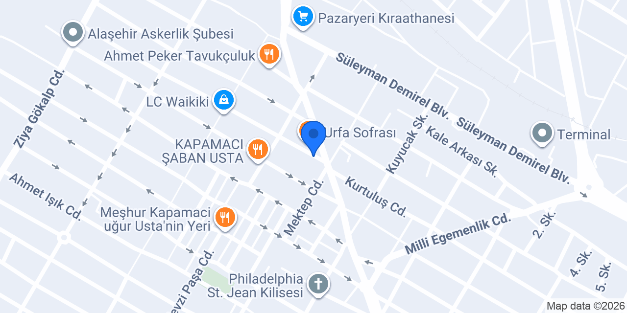 Şahin Yapı Alaşehir konumu