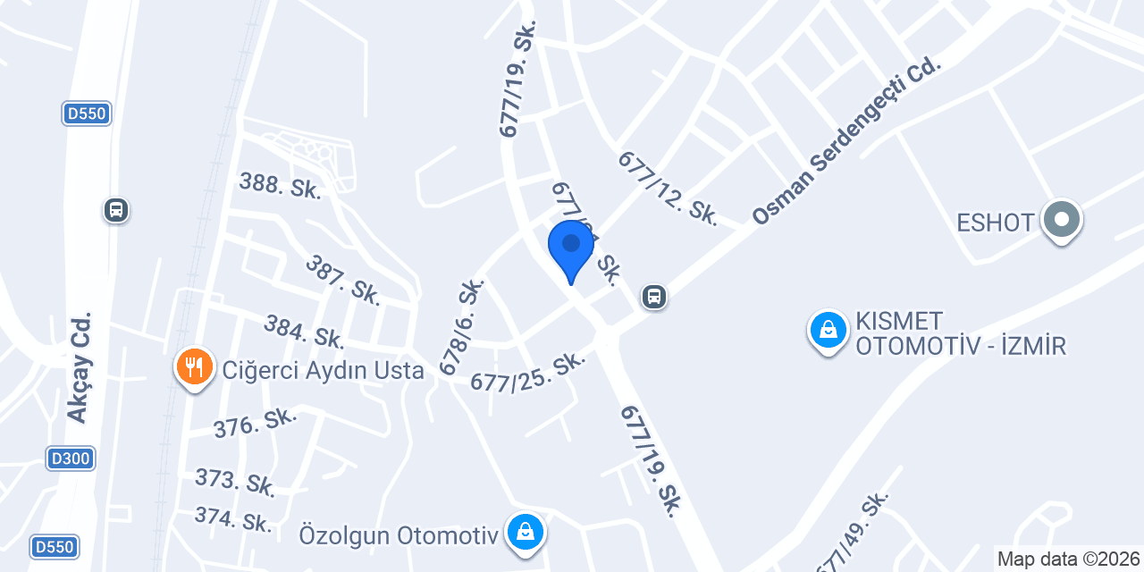 Maviş Market konumu