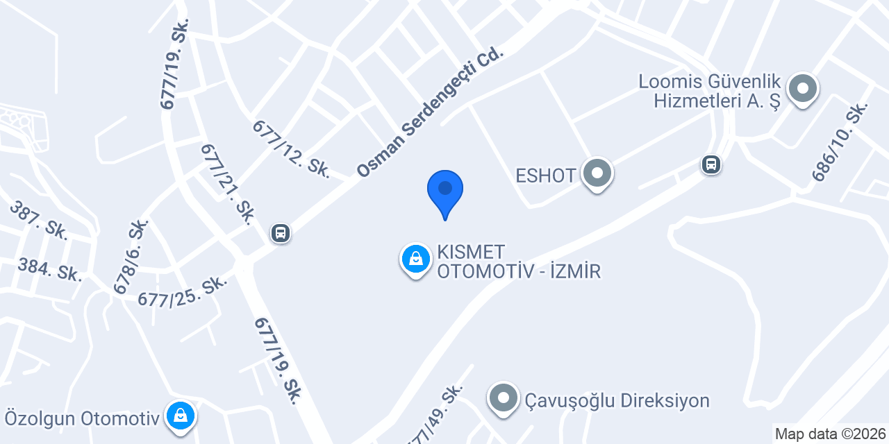 OZAN OTOMOTİV konumu