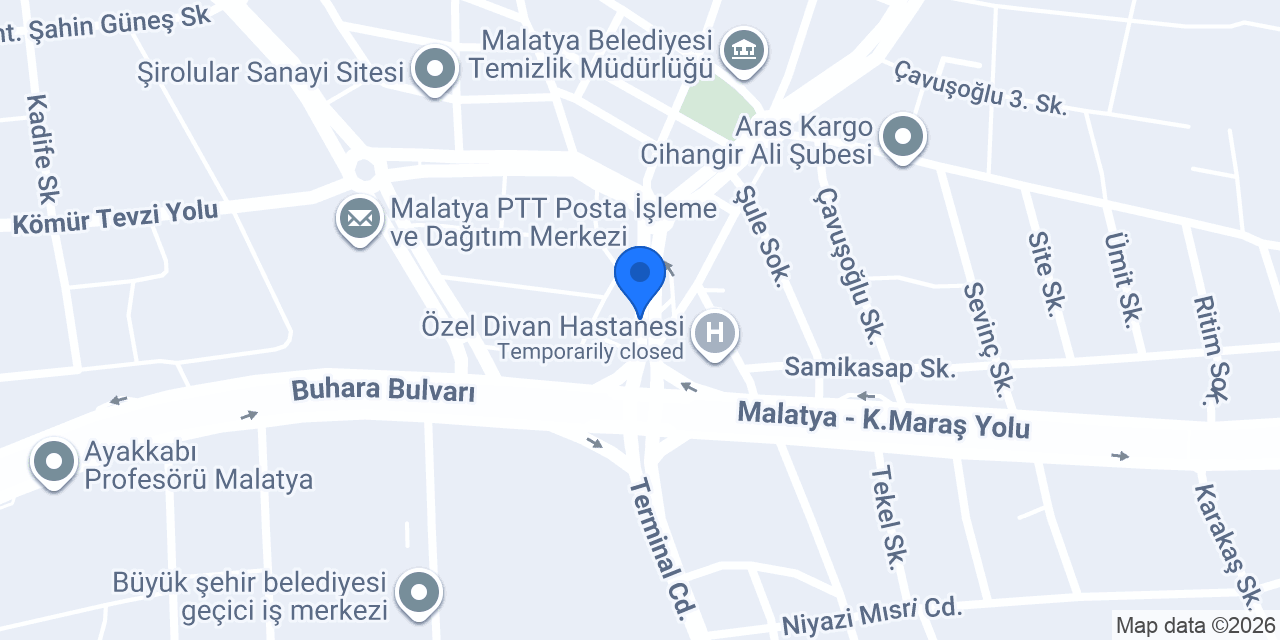 ENS TUNİNG MALATYA konumu