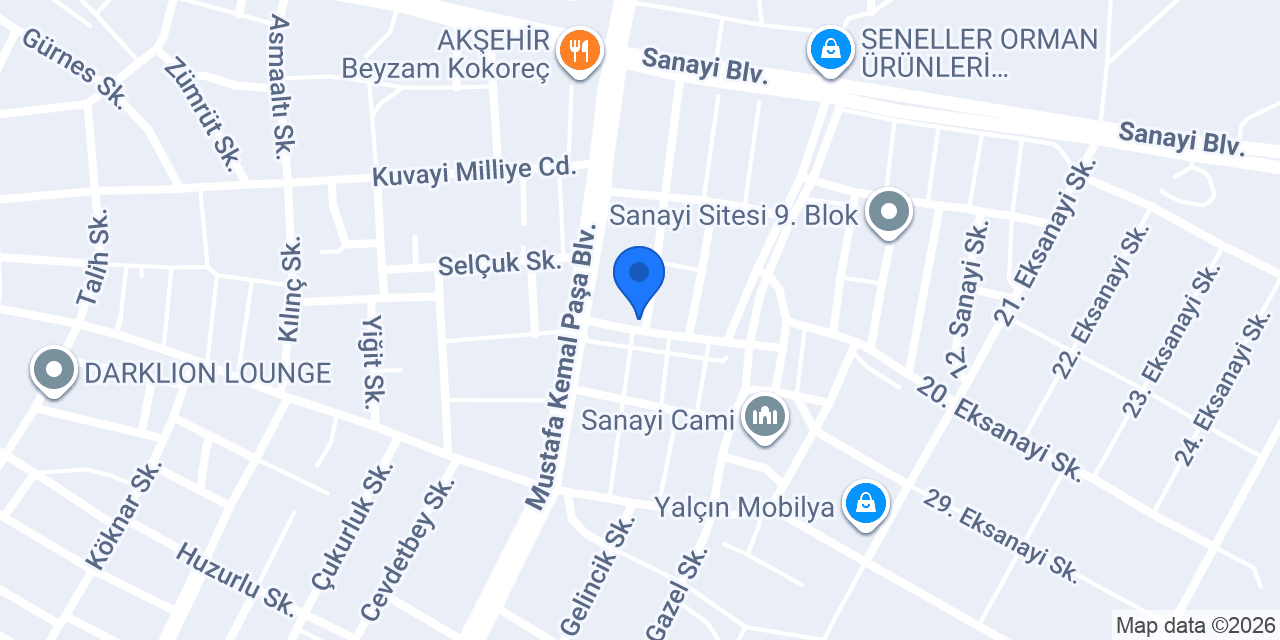 SARIOĞLU OTO ELEKTRİK konumu