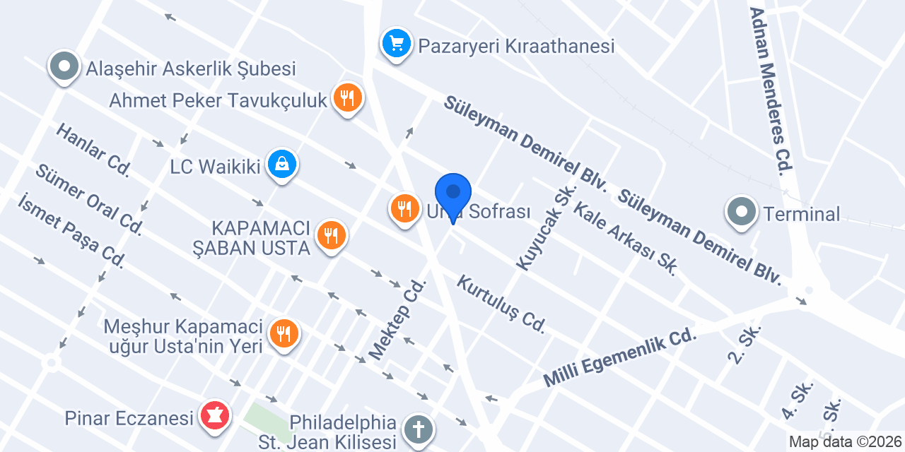 Avukat Orhan Veli Kurkualp konumu