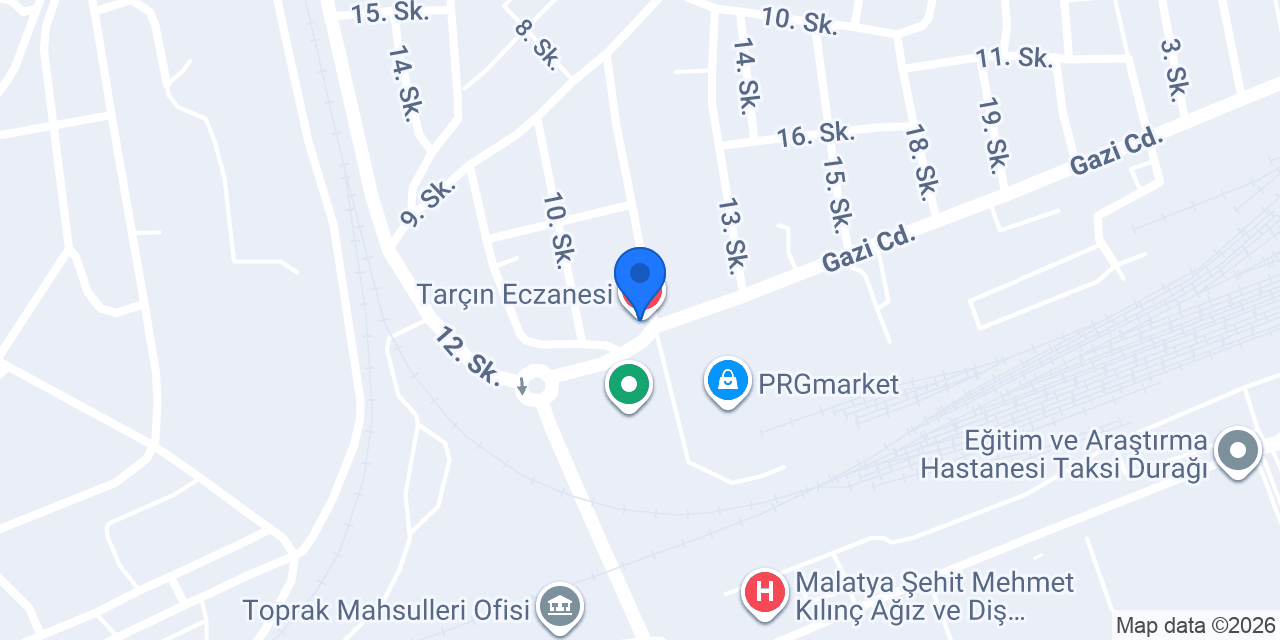 Tarçın Eczanesi konumu