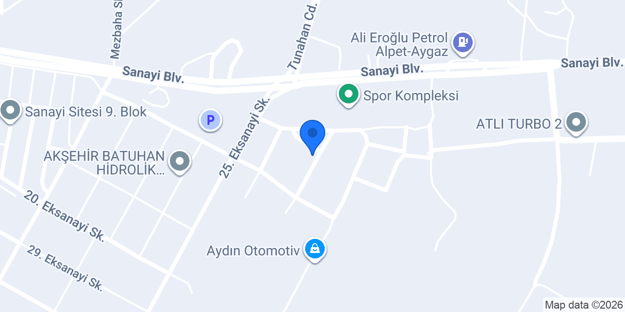 Yurdun Fren servisi konumu