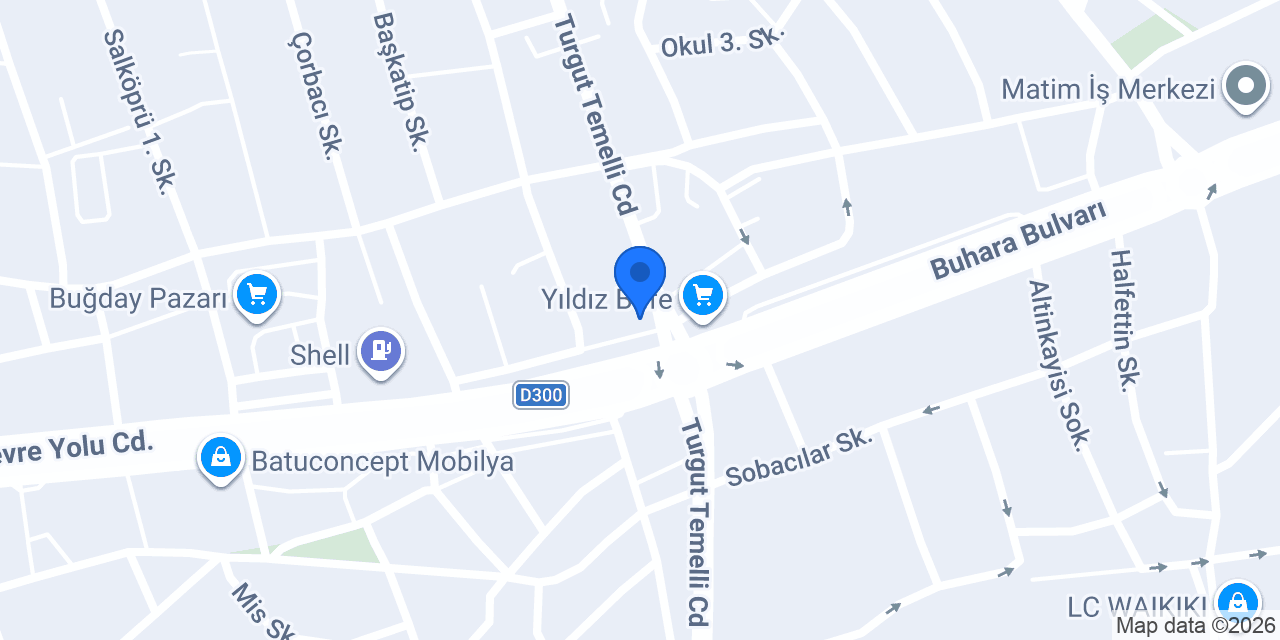 Diş Hekimi Özden Karataş konumu