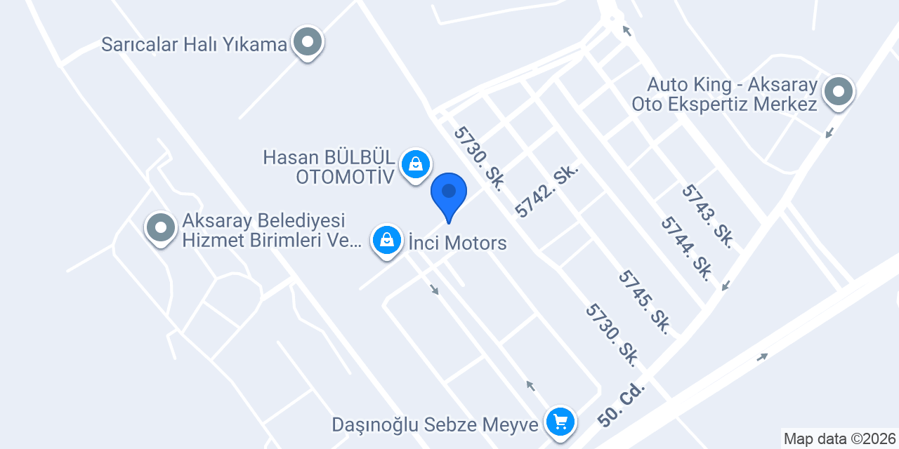 CAN AUTO AKSARAY konumu