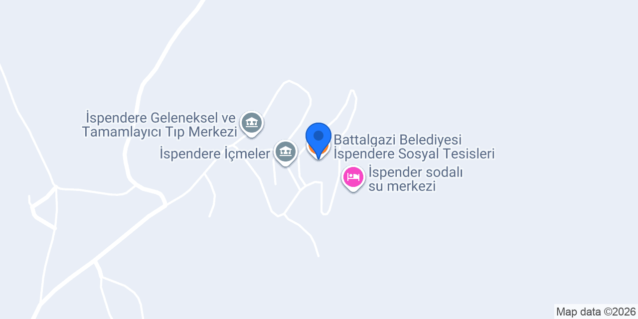İspendere Şifalı Su Restorant Cafe konumu