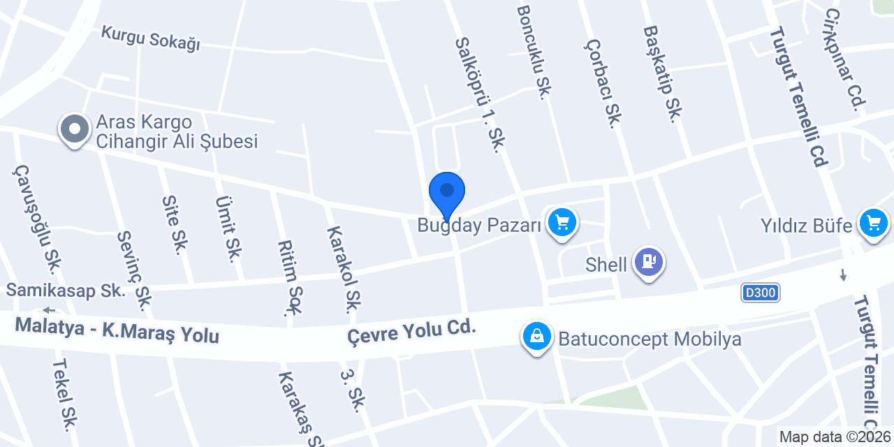 Kerem merde kuaför salonu konumu