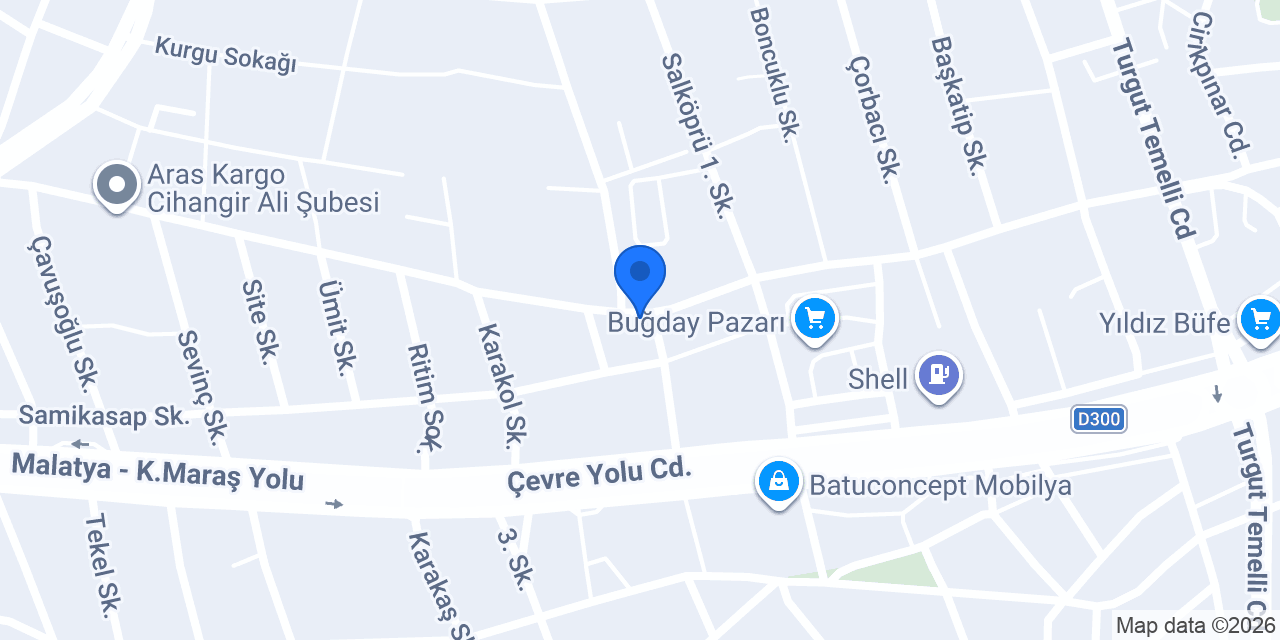 Marketimden konumu