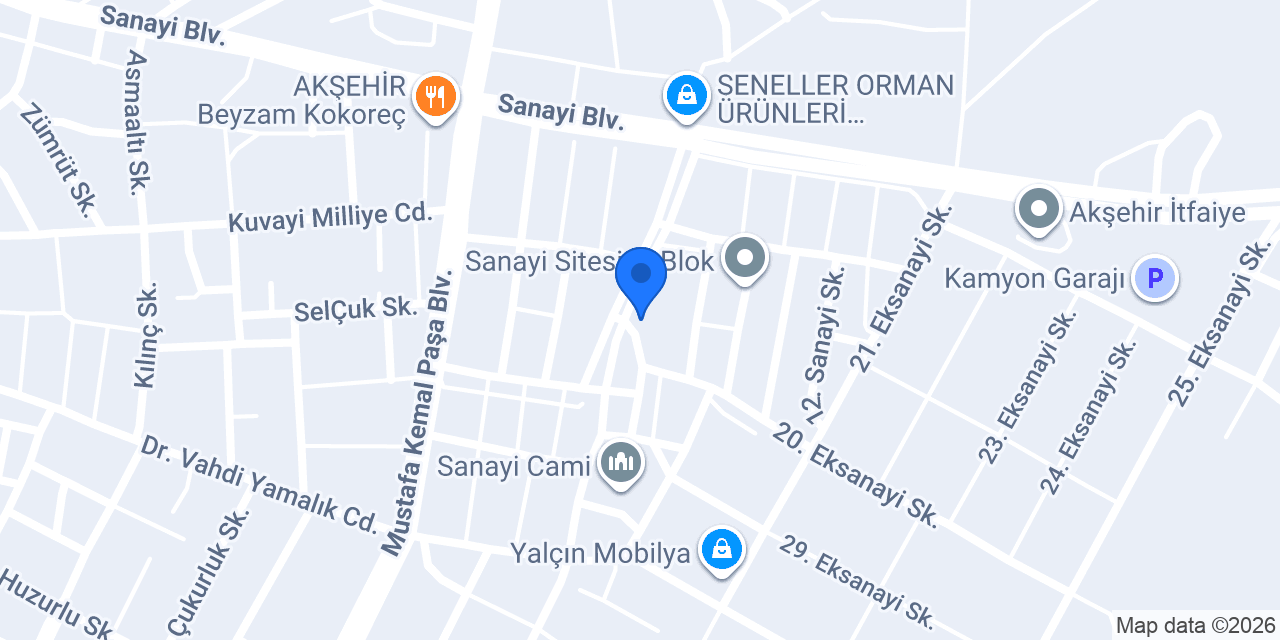 Teknik Oto Lastik konumu