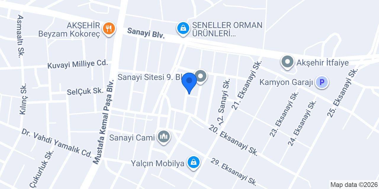 Candan Oto Binbir Aksesuar konumu
