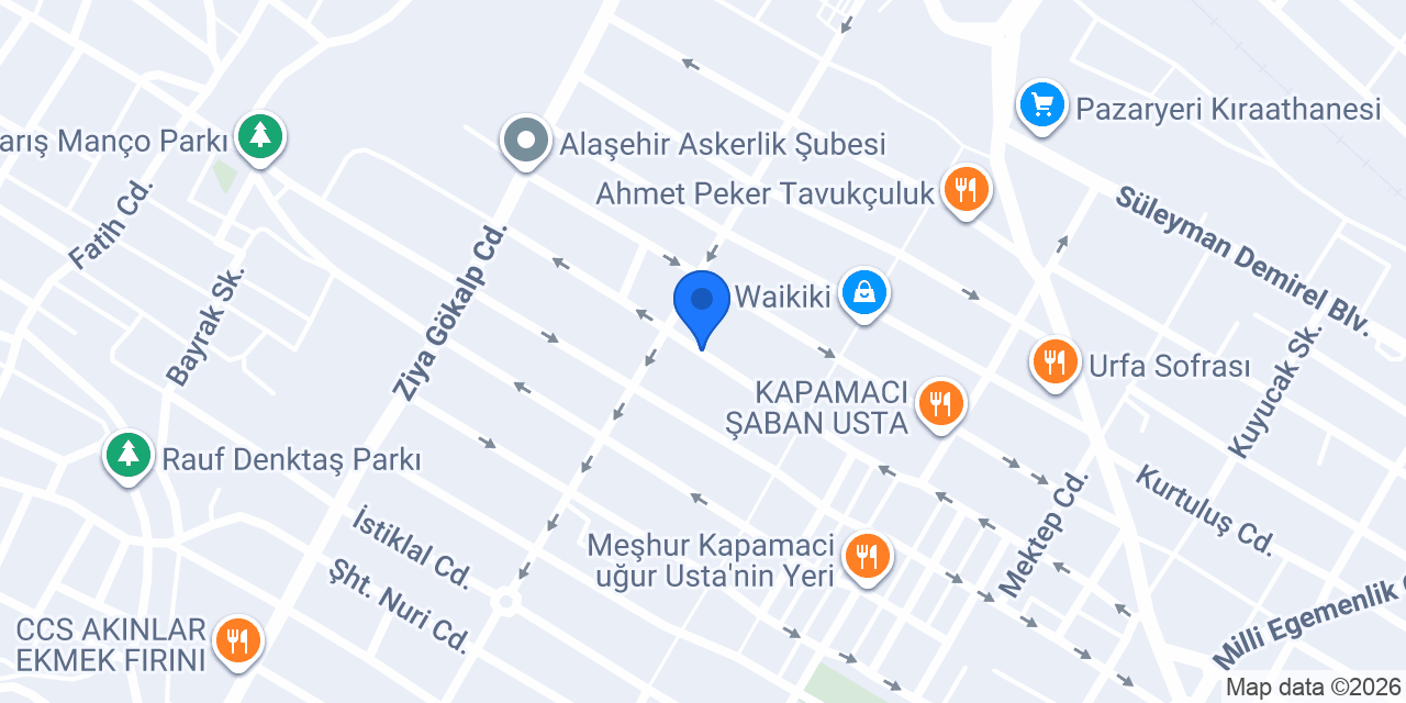 EROL YANGÖZ Lore Kuaför konumu