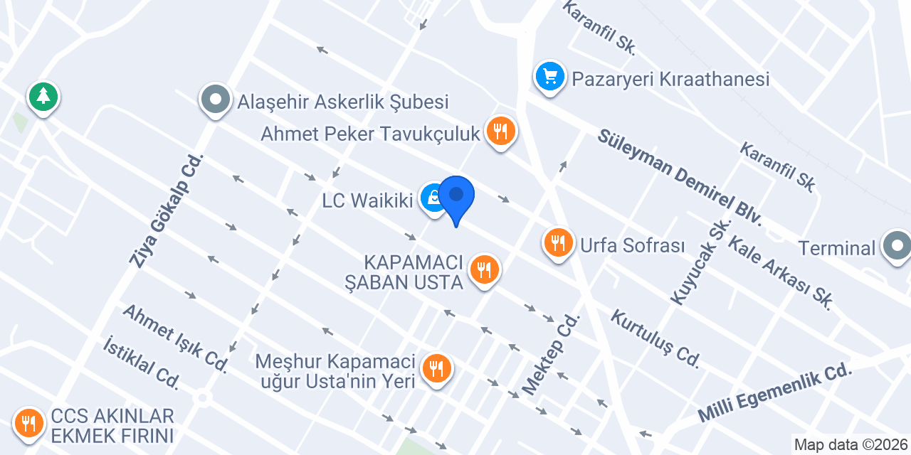 Efsane Cafe konumu