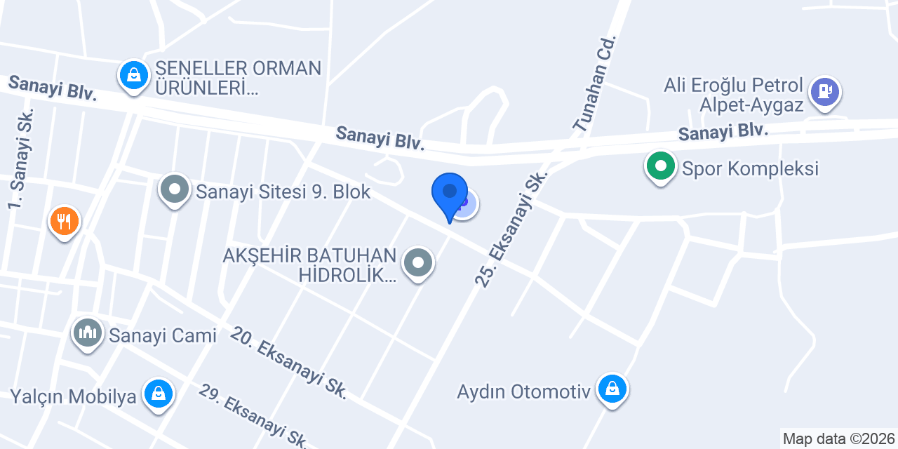 Akşehir Taşıyıcılar Kooperatifi konumu