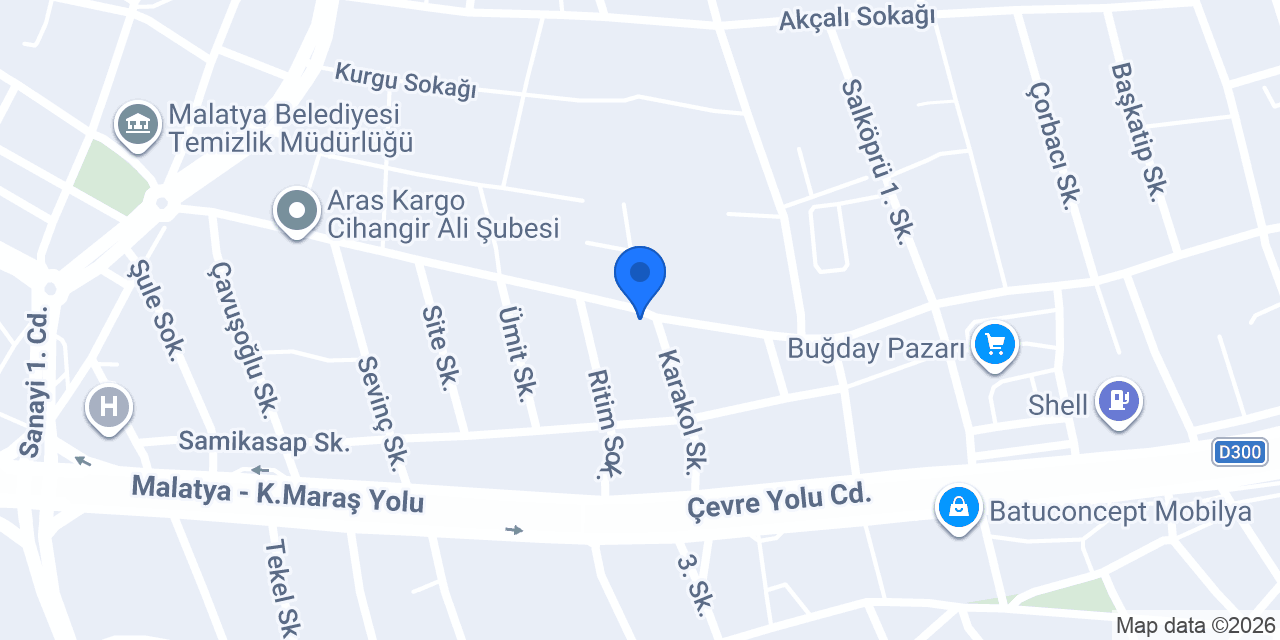 Çavuşoğlu Aile Sağlık Merkezi konumu