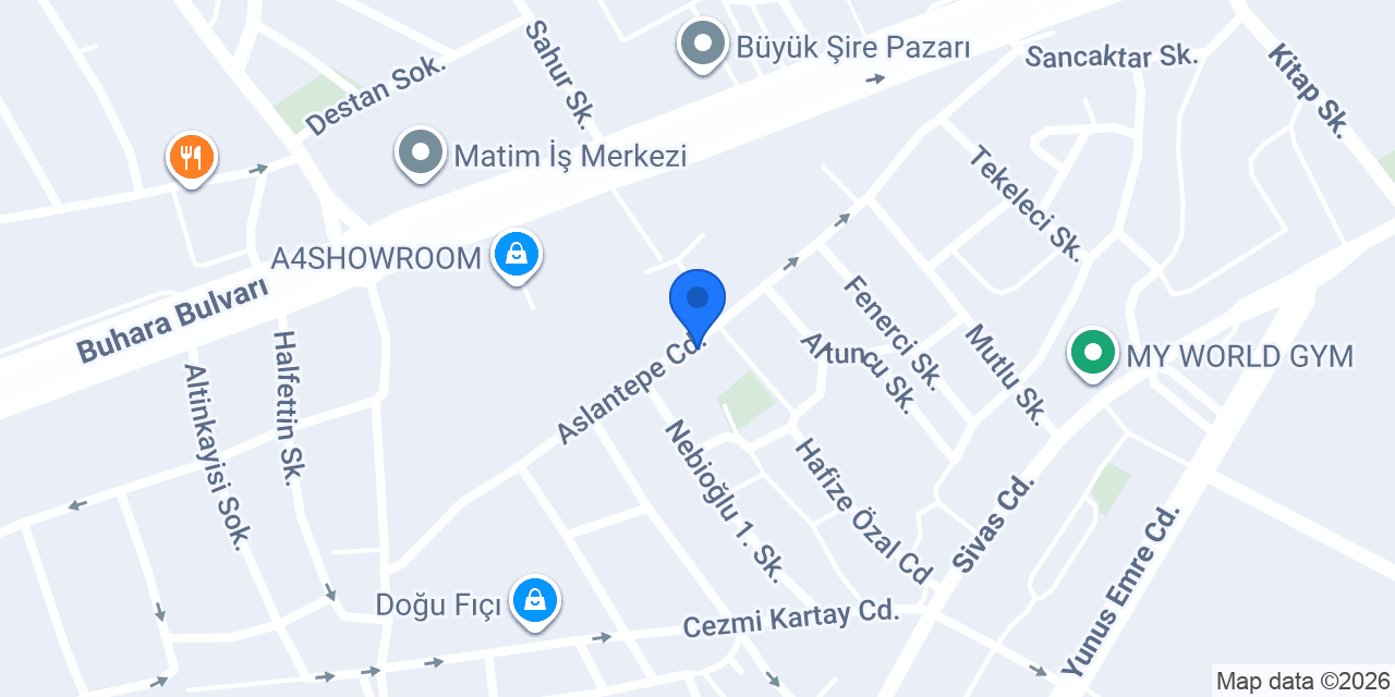 Mecitoğlu Asena Tekstil konumu