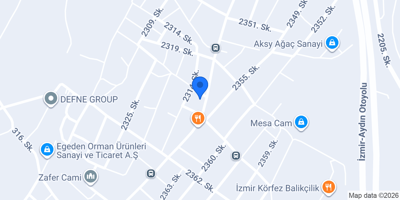 Nur Yapı İzmir konumu