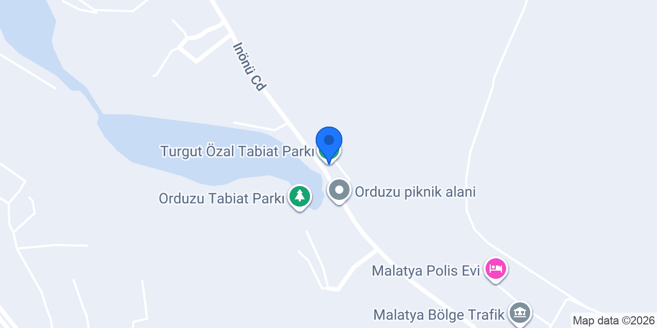 Turgut Özal Tabiat Parkı konumu