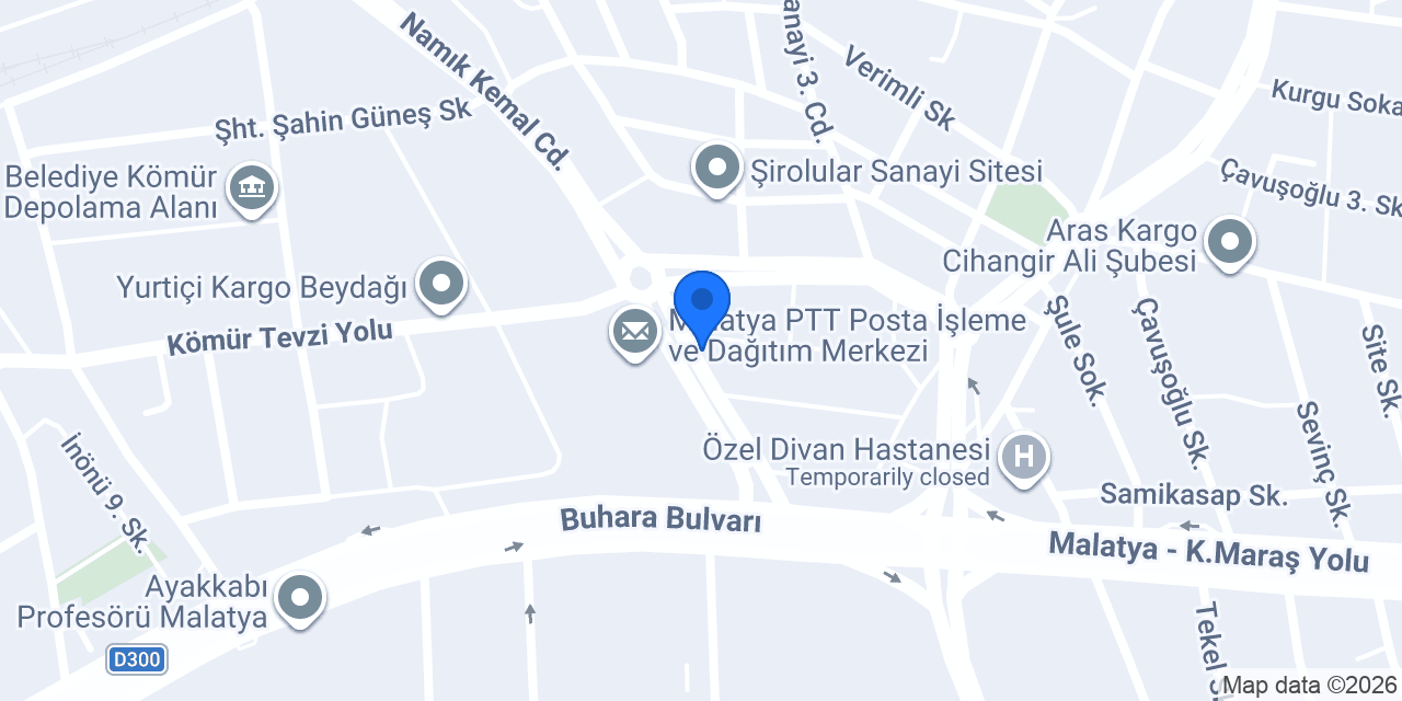 MALATYA KORKMAZ YAPI MARKET SAN TİC LTD ŞTİ konumu