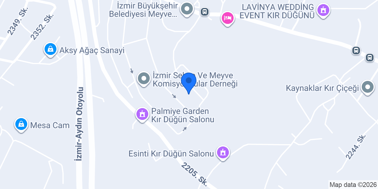 Kurtlar Meyve Sebze konumu