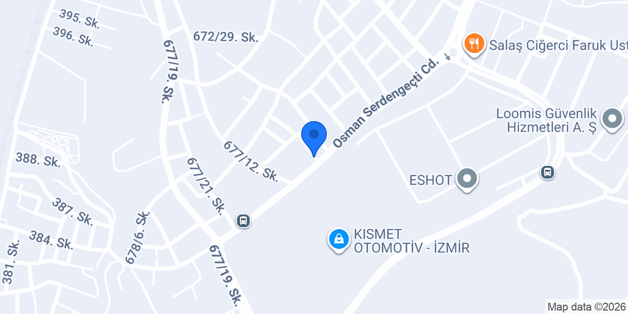 SFL OTOMOTİV YEDEK PARÇA konumu