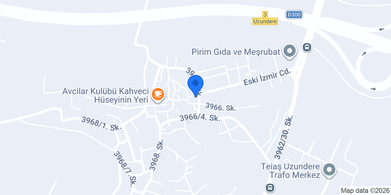 Kıran Tekel Bayii konumu