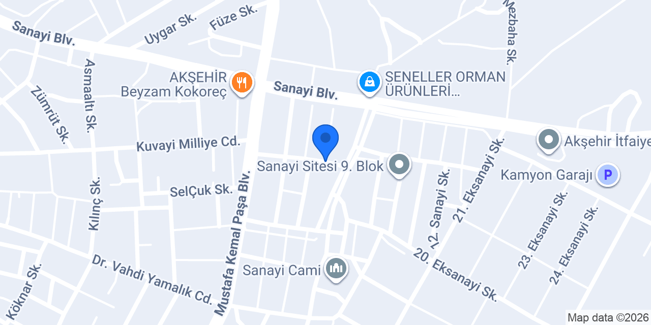 Motorcu Çevik Kardeşler konumu