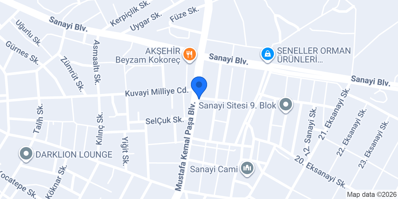 Çınar Otogaz konumu