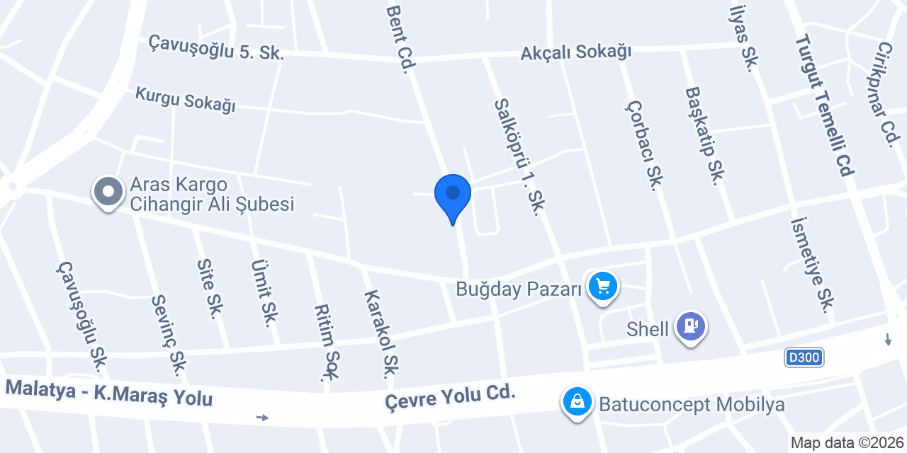 Aygaz Tüp Bayi konumu