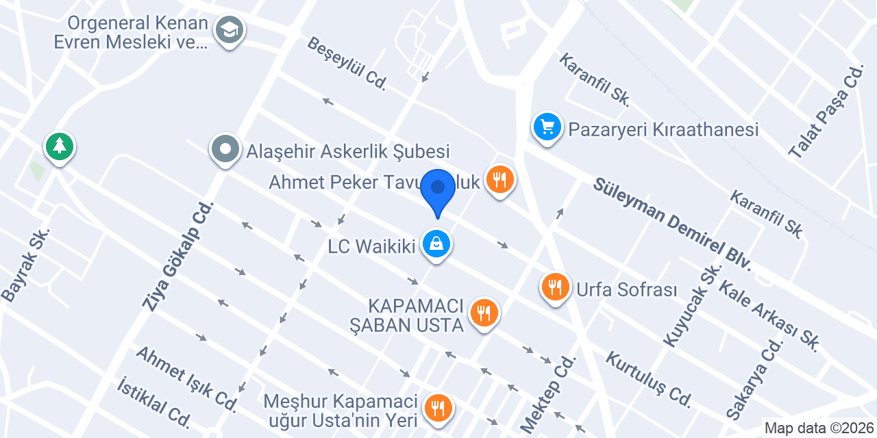 Bayhan Hukuk Bürosu konumu