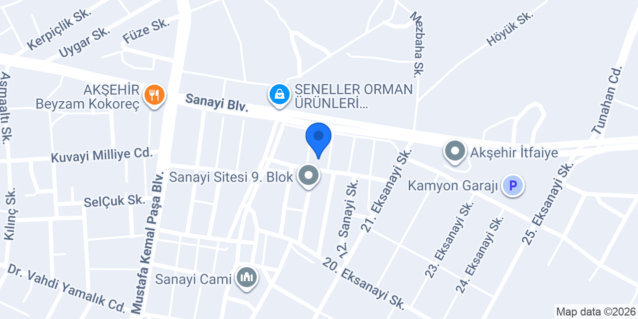 ÇALIŞKAN ŞAFT BALANS konumu