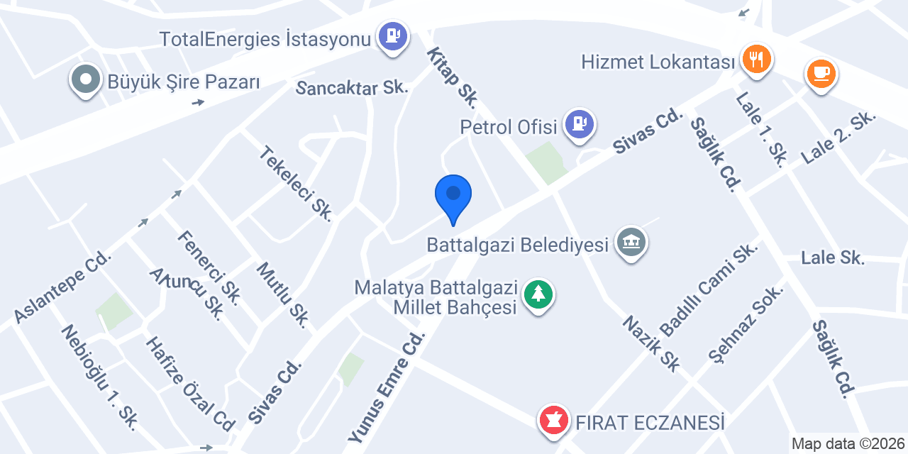İbni Sina Eczanesi konumu