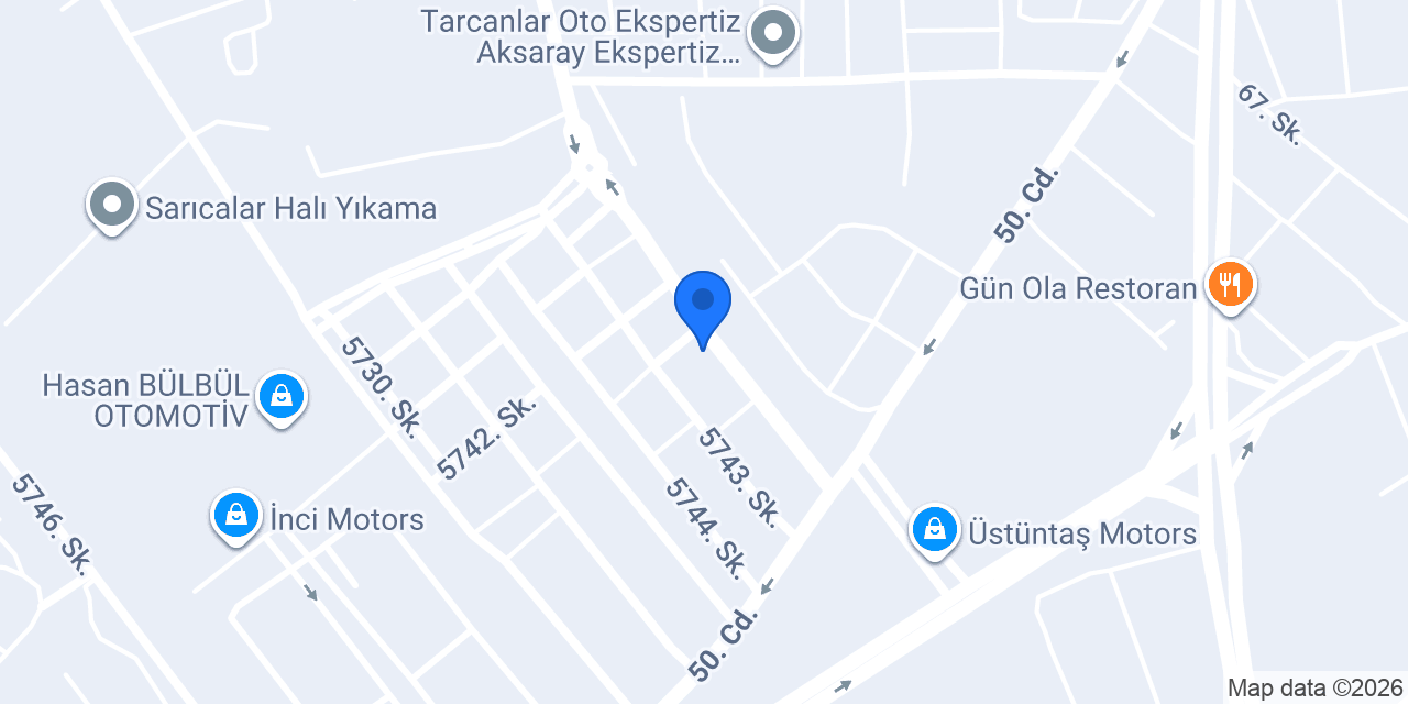 Auto Center Aksaray konumu