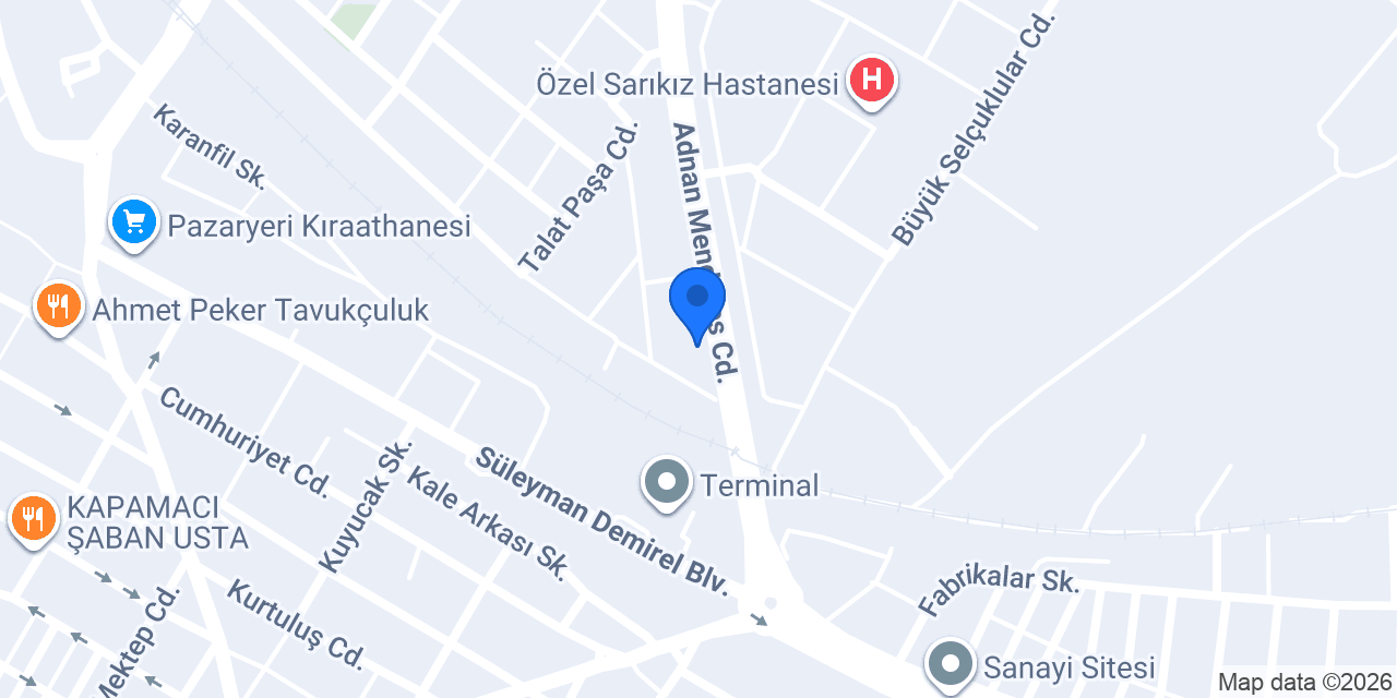 Ergül Endüstriyel Hijyen konumu