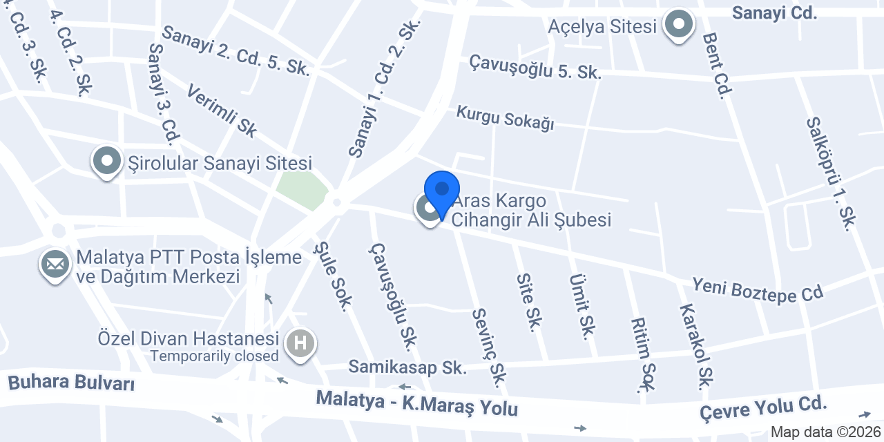 İstanbul Yapı Market - Malatya konumu