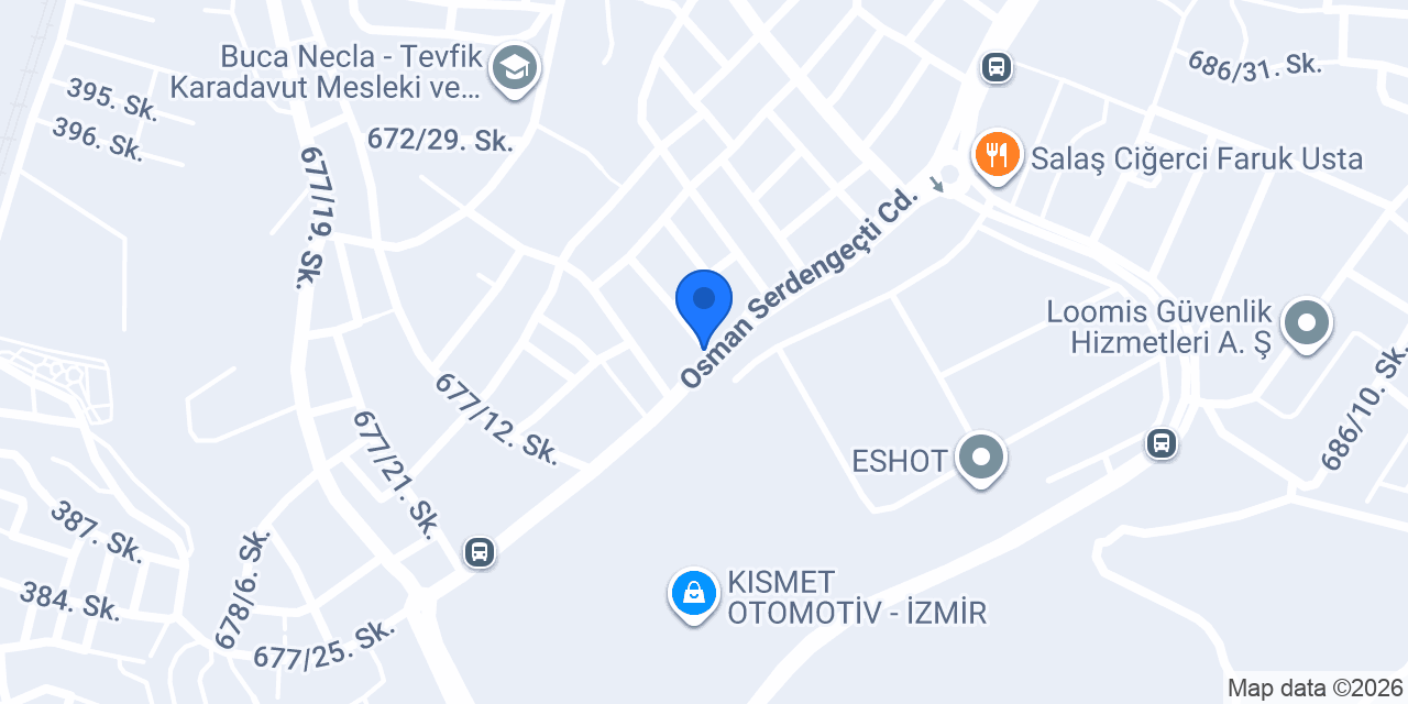 Netay Otomotiv konumu