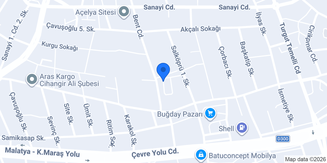 Necatibey Ortaokulu konumu