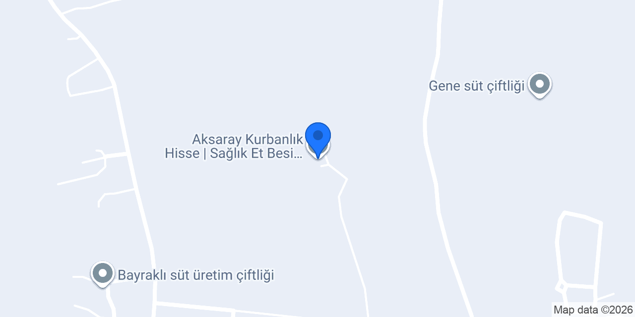 Aksaray Kurbanlık Hisse | Sağlık Et Besi Üretim Çiftliği konumu