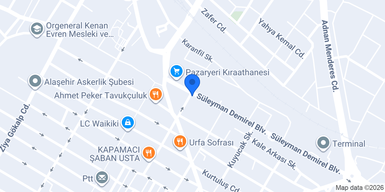 Grand Eylül Otel konumu