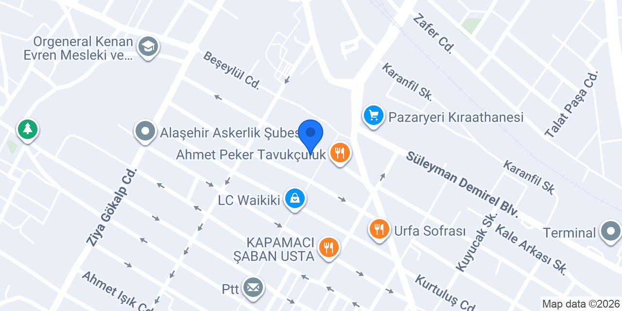 Can Bayan Kuaförü konumu