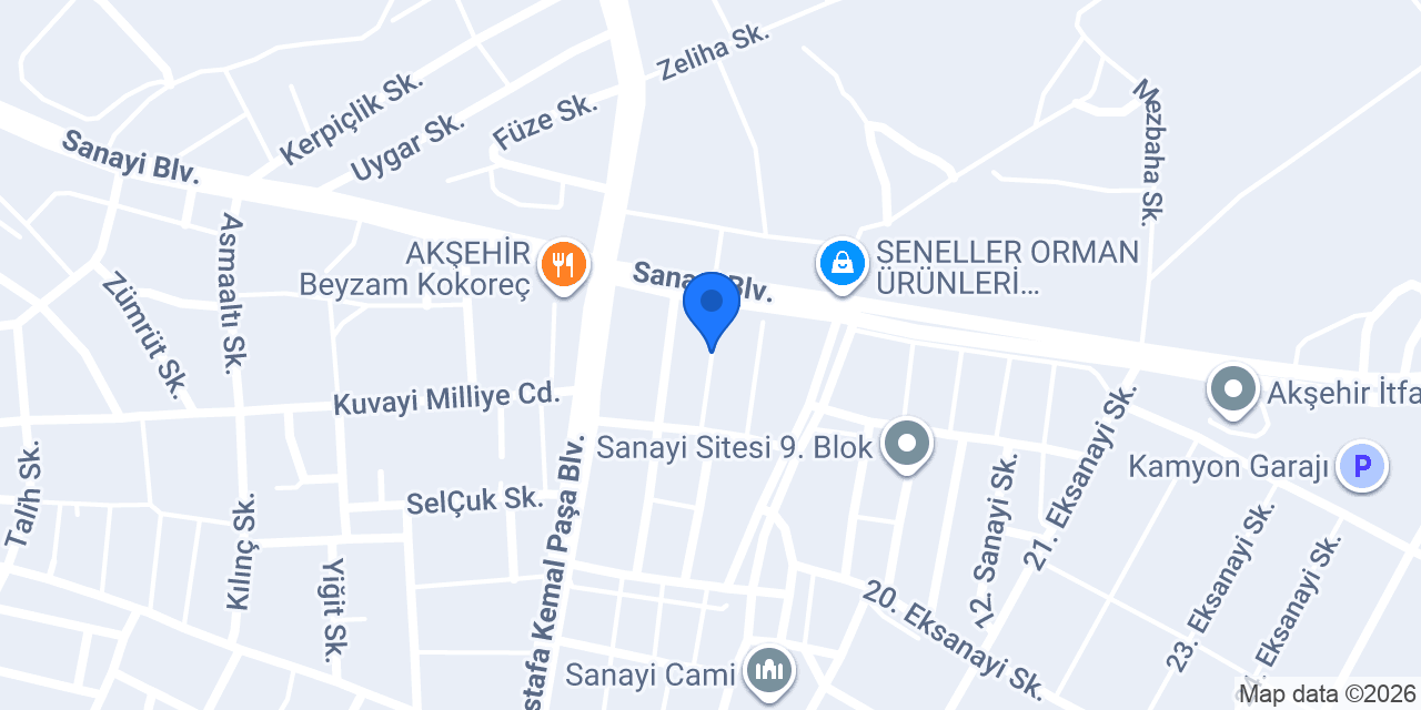 caner oto elektrik konumu