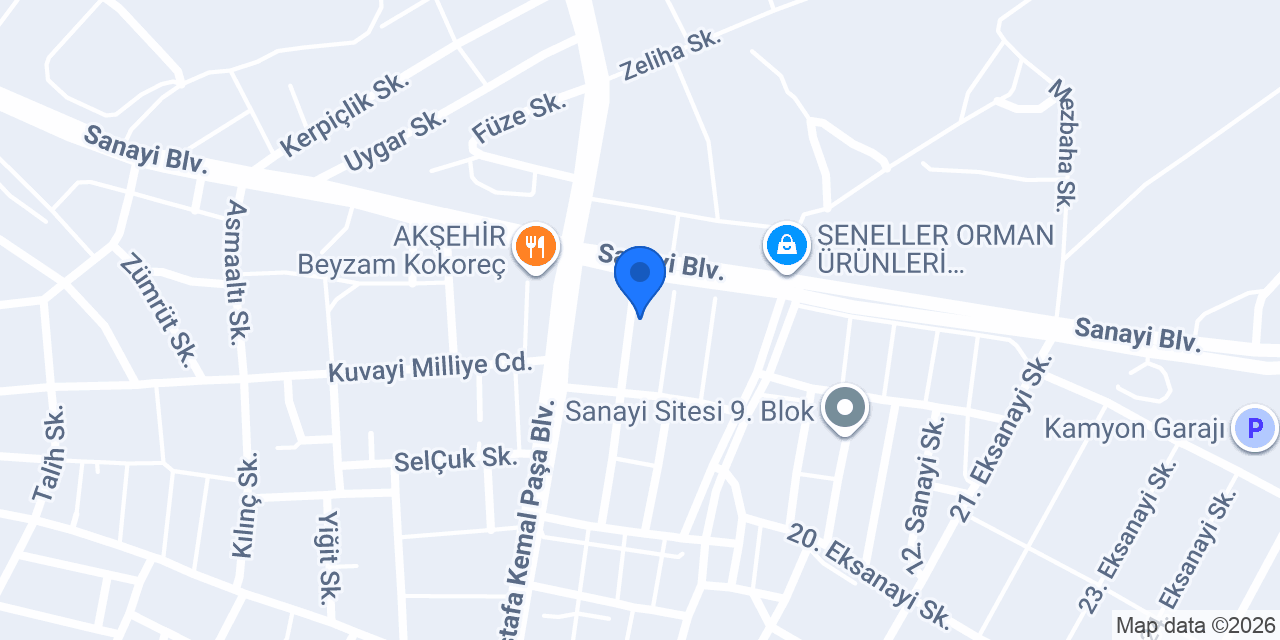 Eriş Oto Yağ Değişimi konumu